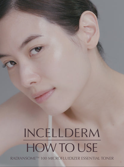 Incellderm RADIANSOME100 Microfluidizer Essential Toner